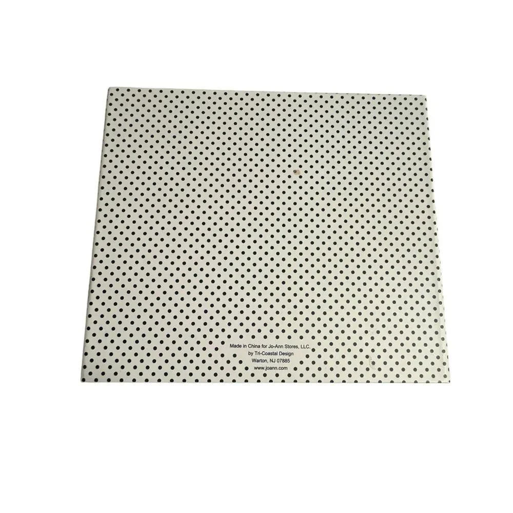 Polka Dot Calendar and Notebook with Gold‎ Text